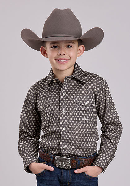 Roper Boys Ironwood Poplin Shirt
