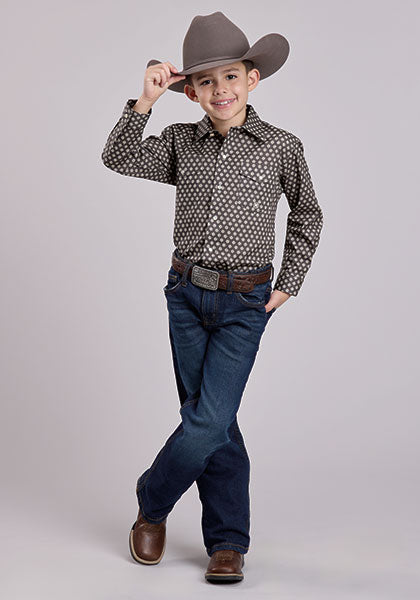 Roper Boys Ironwood Poplin Shirt