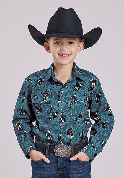 Roper Bronc Buster Boys Shirt
