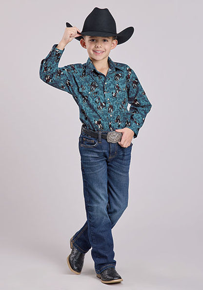 Roper Bronc Buster Boys Shirt