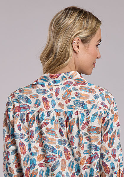 The Feathered West Blouse
