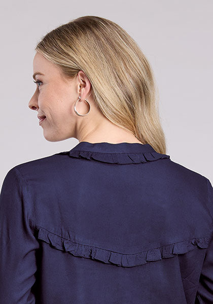 Bluebonnet Ruffle Blouse