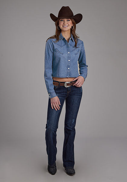 Roper Denim Ranch Revival Blouse