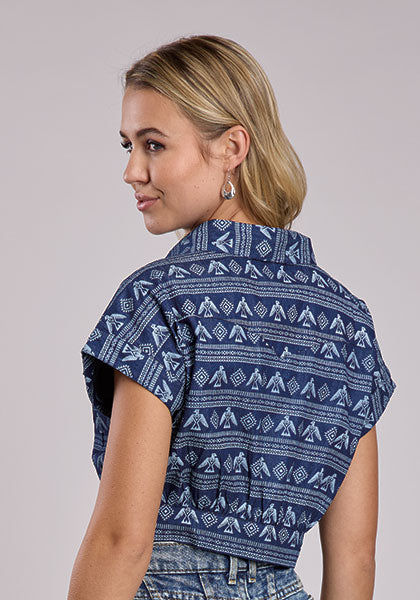 Indigo Territory Top