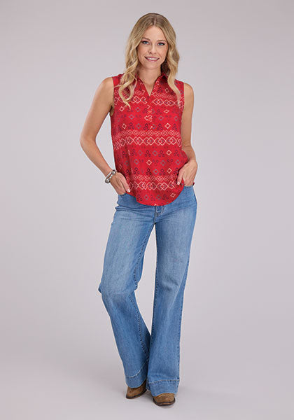 Red Rock Trail Sleeveless Shirt