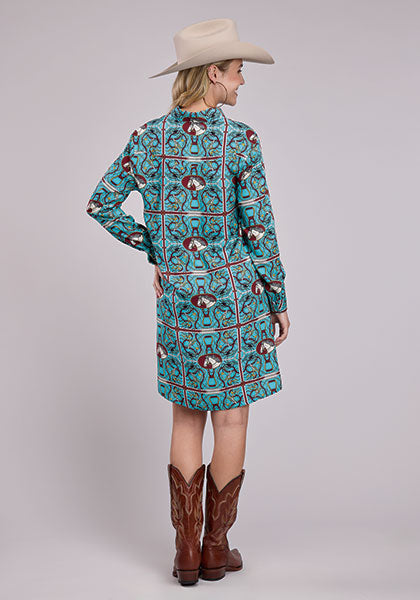 Gilded Range Shirt Dress