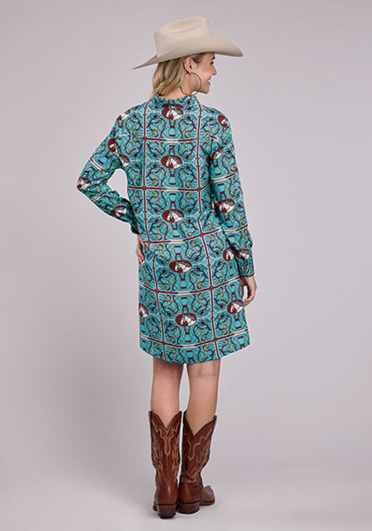 Gilded Range Shirt Dress