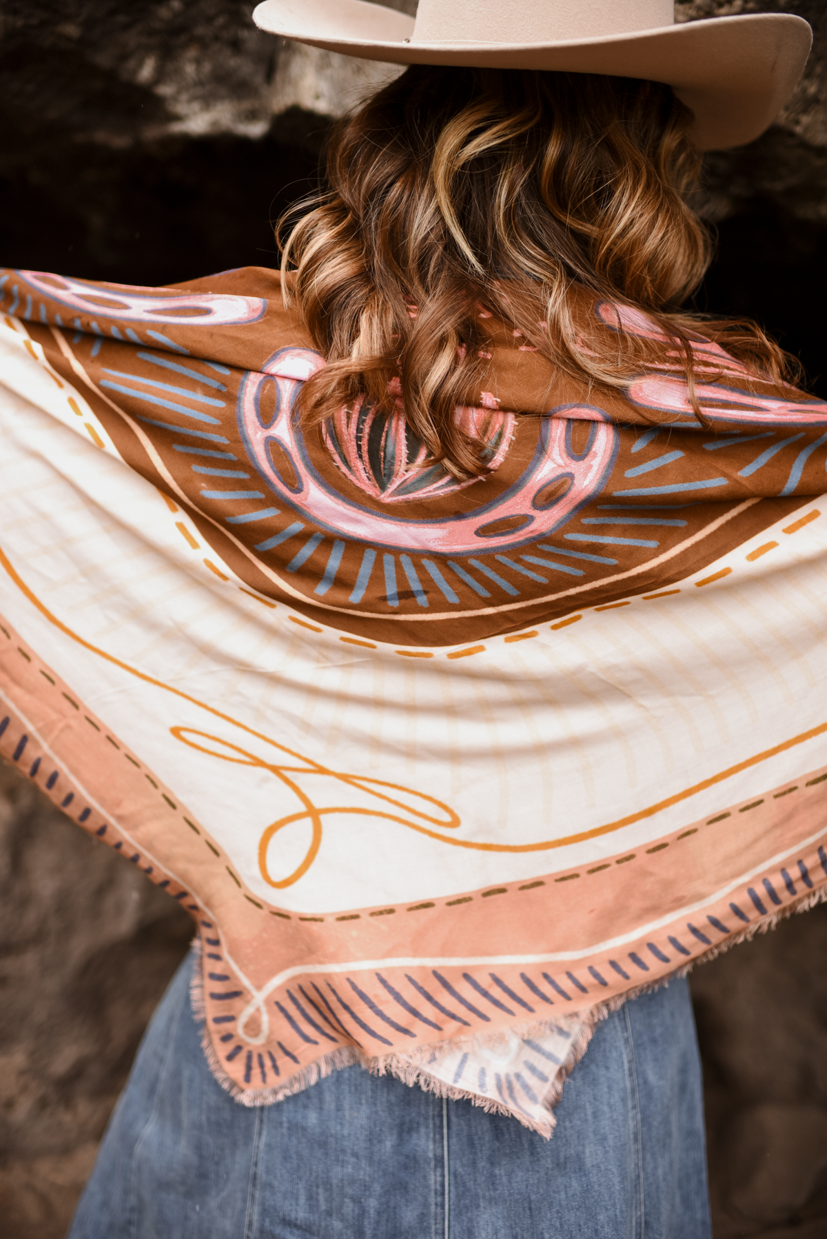 The Prairie Rose Bandana Wrap