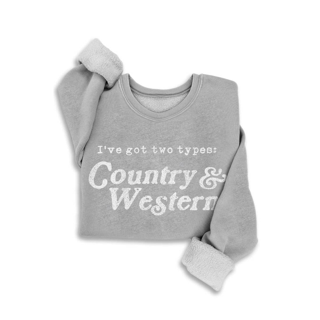 Country N Western Mineral Sweatshirt – Mineral Heather Grey