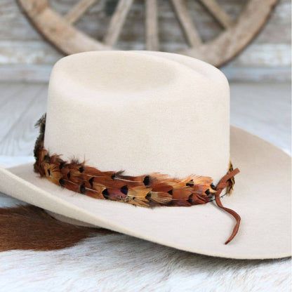 Stellar Western Feather Hat Band, Short