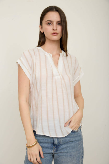 Sandstone Stripe Top