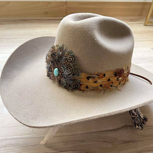 Stellar Western Feather Hat Band