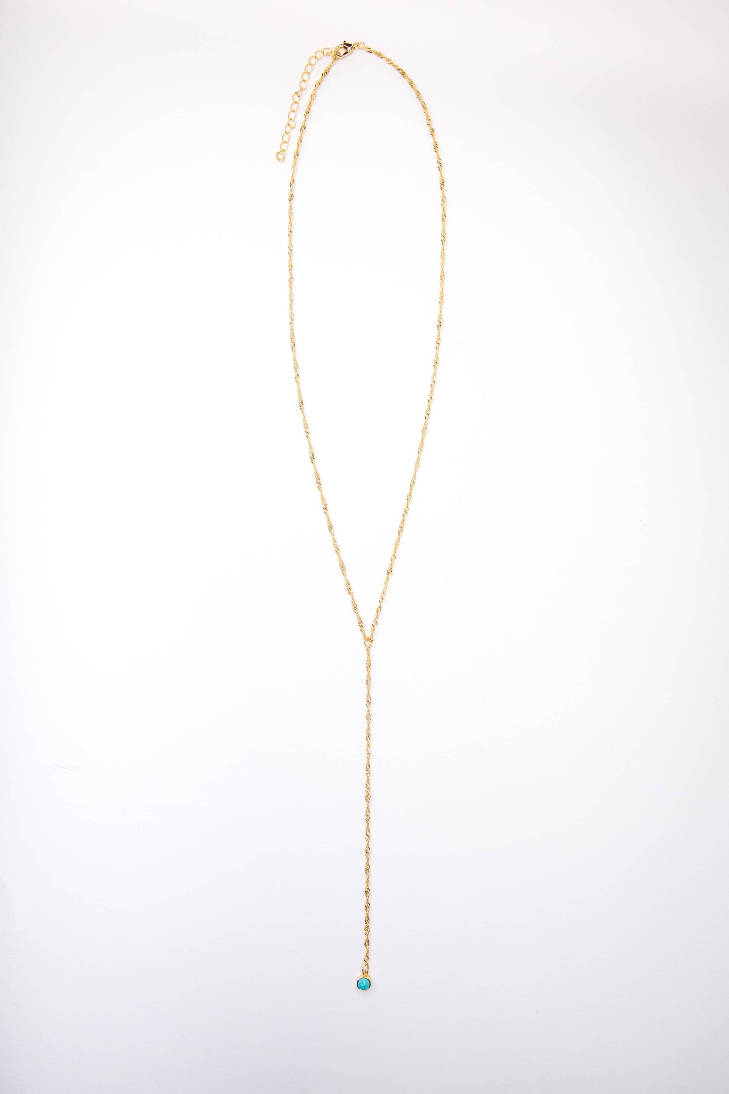 Turquoise Trail Y Necklace
