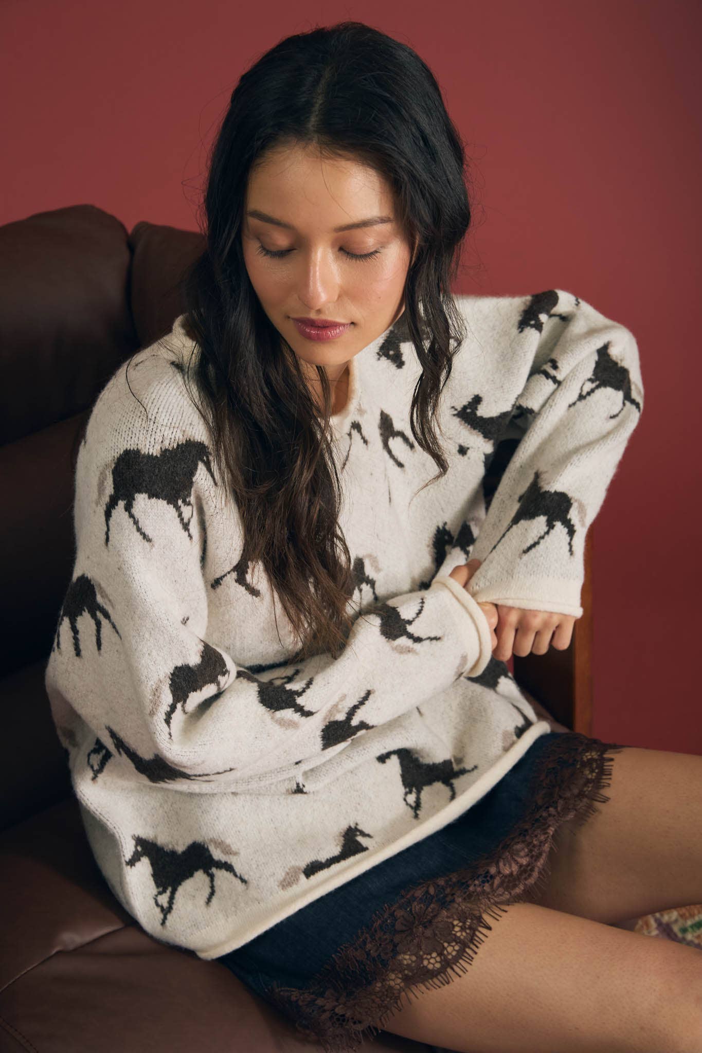 The Running Horse Sweater
