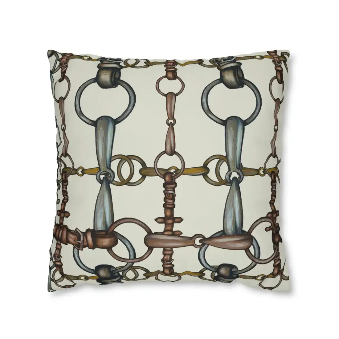 Bridle &amp; Bits Pillow 18x18