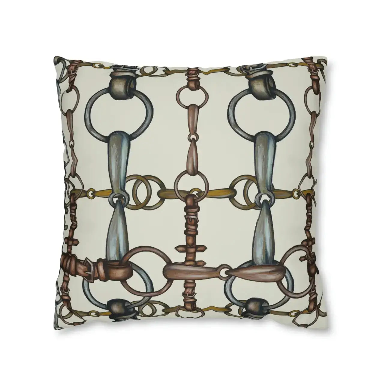 Bridle &amp; Bits Pillow 18x18