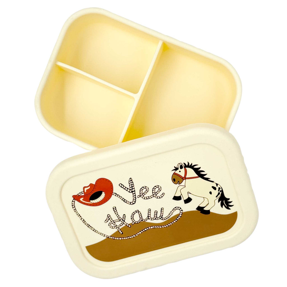 Fresh &amp; Messy Silicone Bento Box, Yee Haw