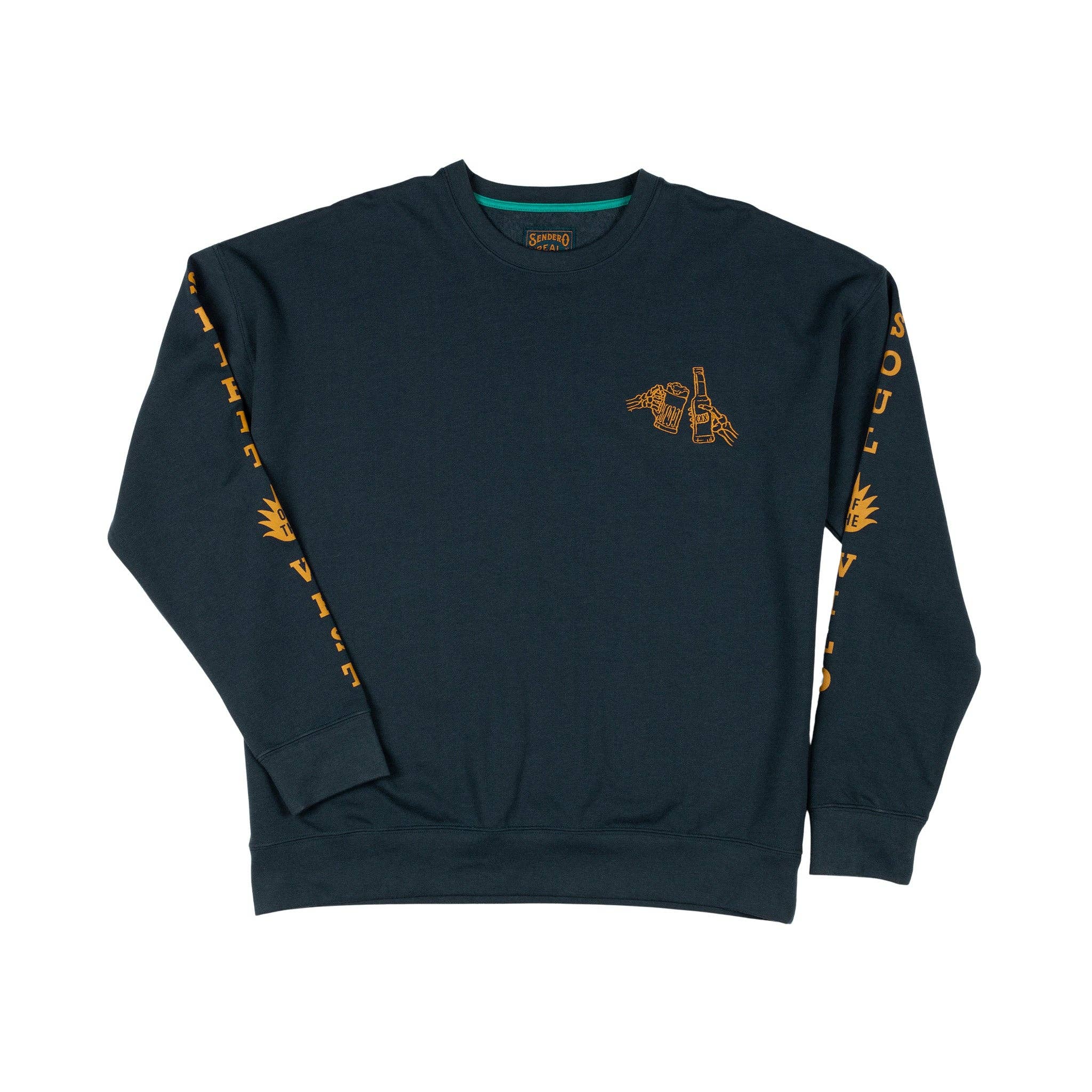 Shootin' Hand Sweatshirt: ¡Salud,  Navy