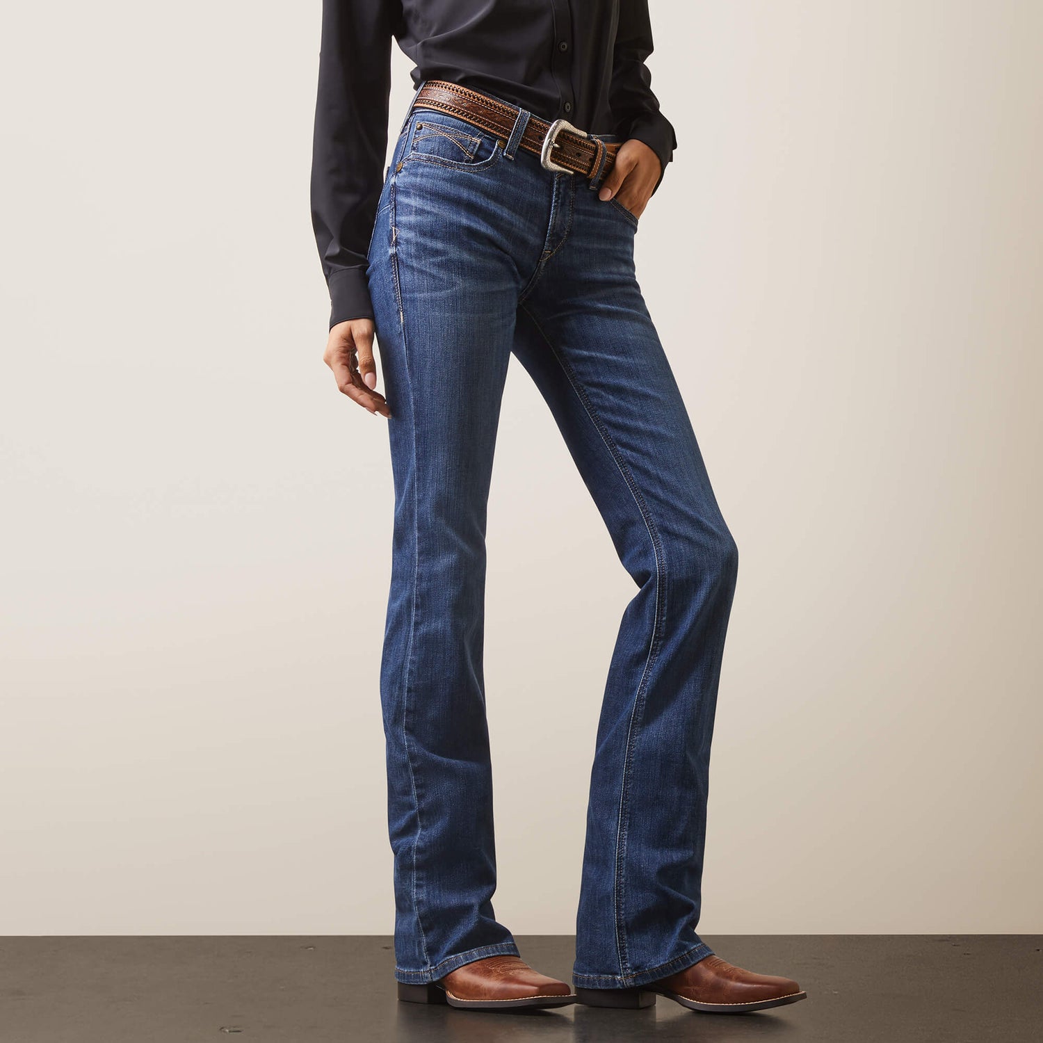 Ariat R.E.A.L. Perfect Rise Leila Boot Cut Jean-Irvine