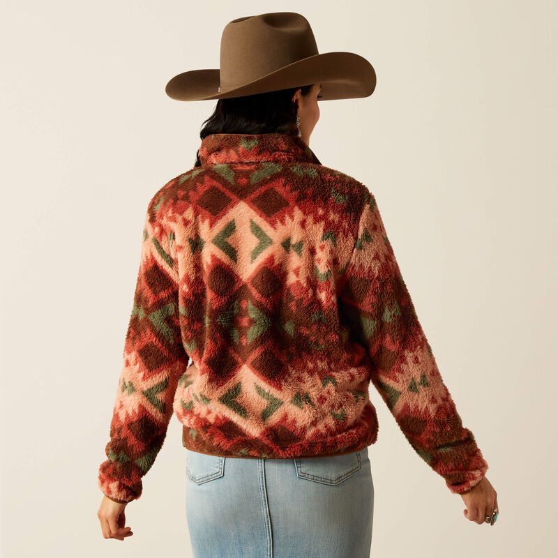 Berber Snap Front Sweatshirt, Plainsview