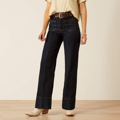Ariat  Ultra High Rise Tomboy Western Utility Wide Leg Jean
