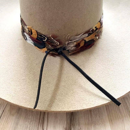 Vistoso II Western Feather Hat Band