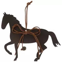 Prancing Horse Jingle Bell Ornament