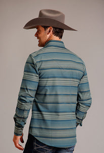 Stetson Canyon Serape Stripe Western Shirt