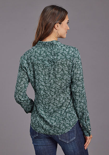 Stetson Lucky Little Floral Print Blouse