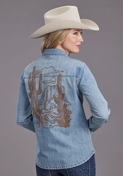 Stetson Ignacio Denim Western Shirt