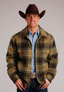 Stetson Bingham Plaid Wool Coat