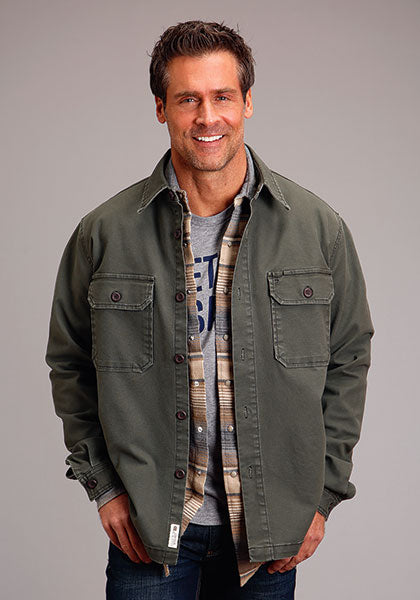 Stetson Stretch Canvas Shirt Jacket