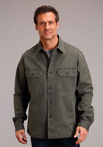 Stetson Stretch Canvas Shirt Jacket