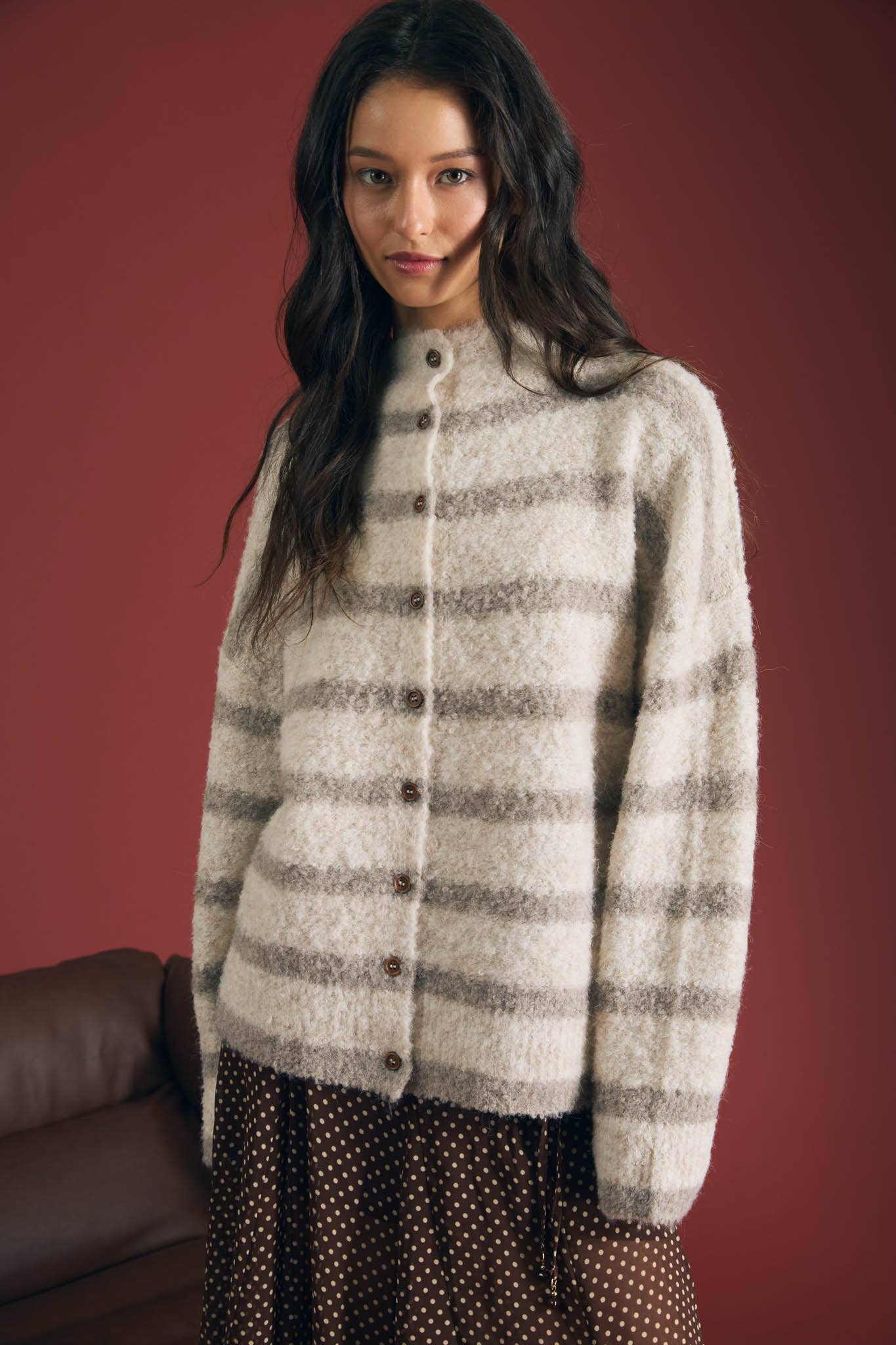 The Fireside Stripe Cardigan