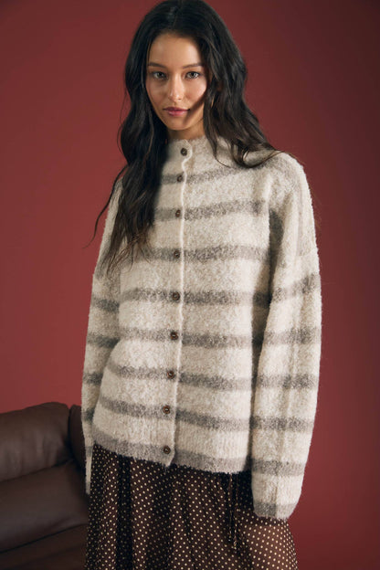 The Fireside Stripe Cardigan