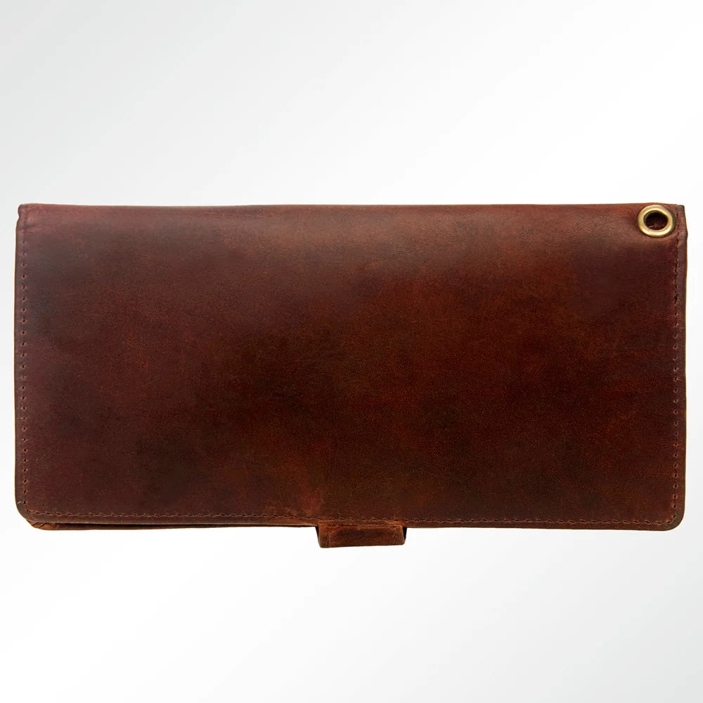 The Cattle Kate Tooled Wristlet