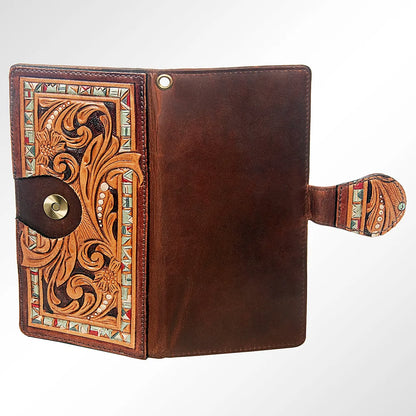 The Cattle Kate Tooled Wristlet