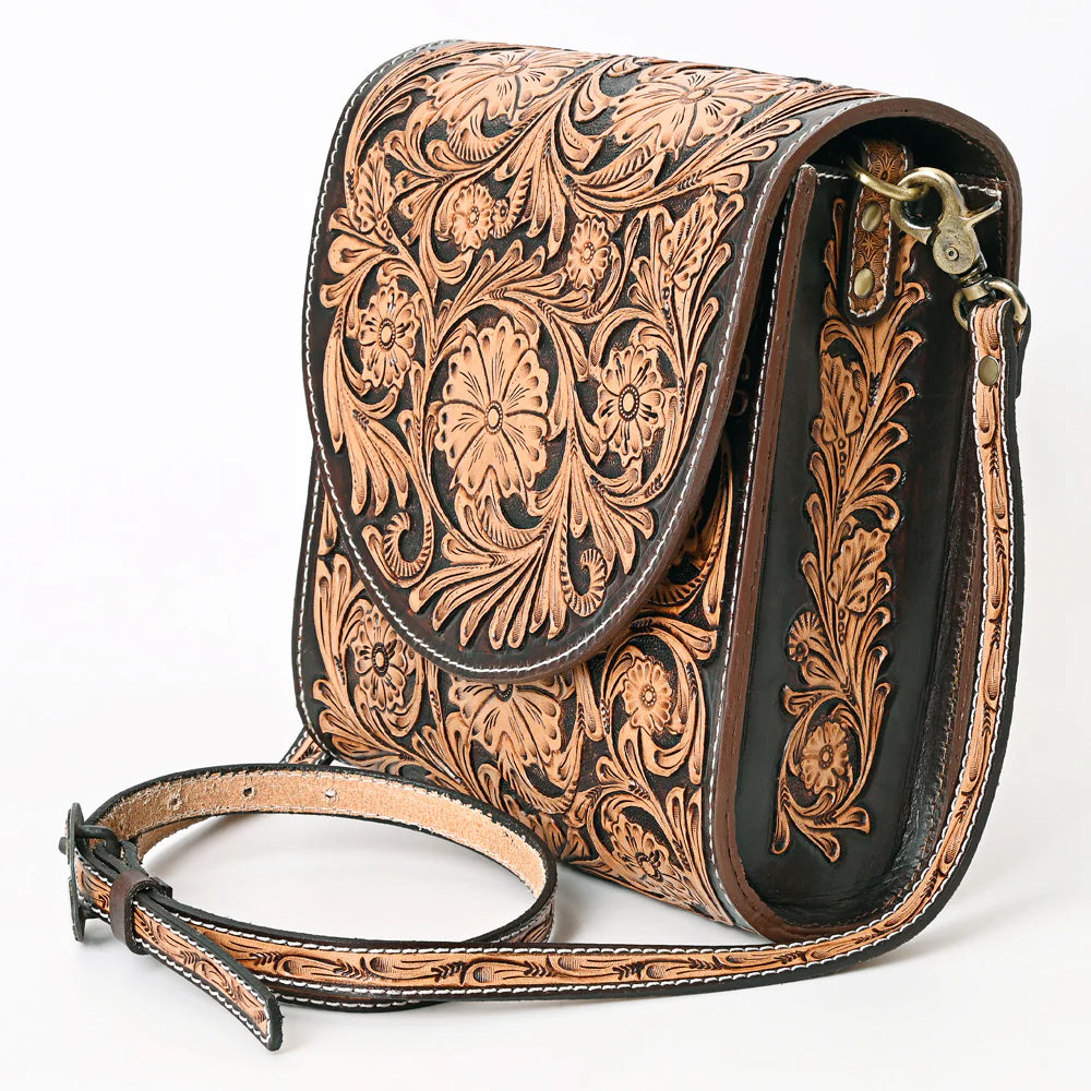 Louise Tooled Leather Purse