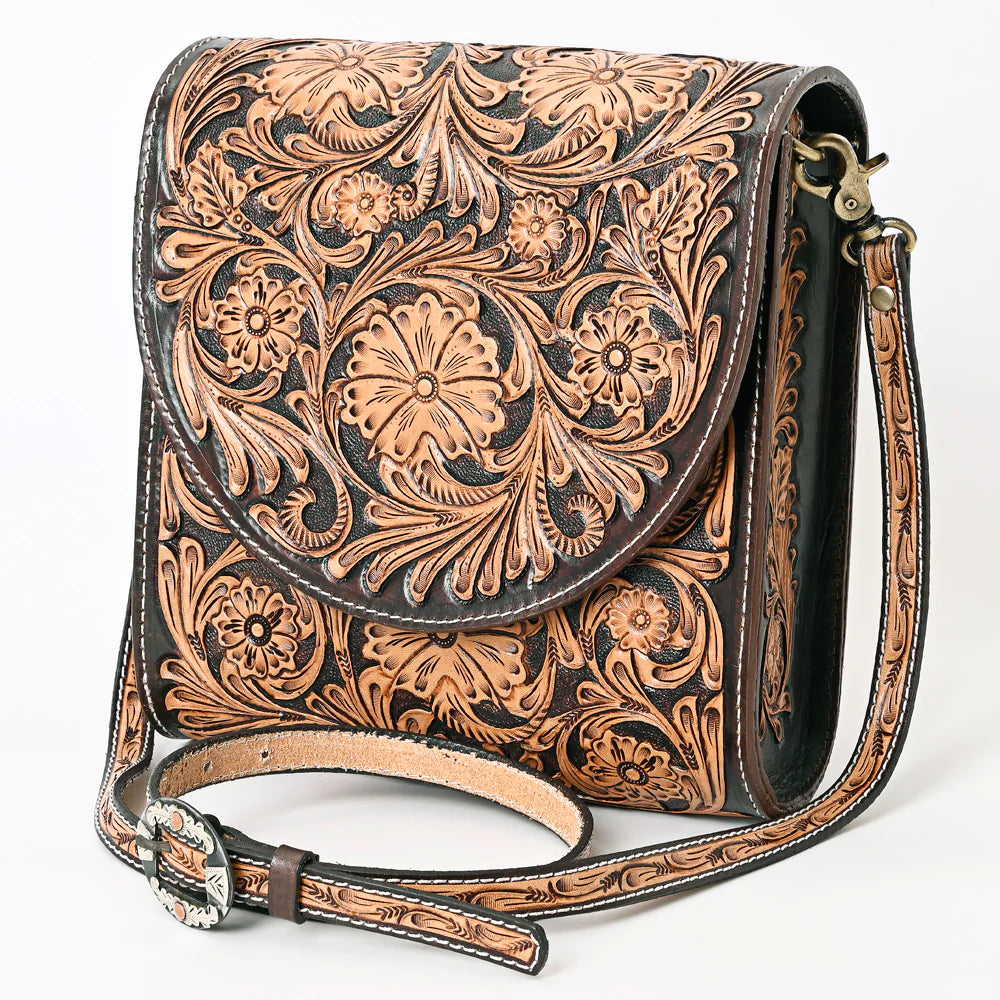 Louise Tooled Leather Purse