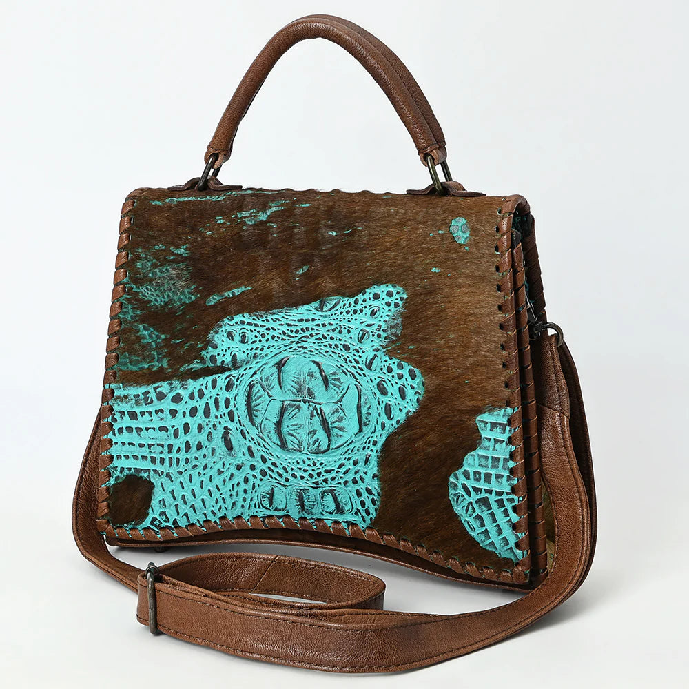 Teal Horizon Satchel