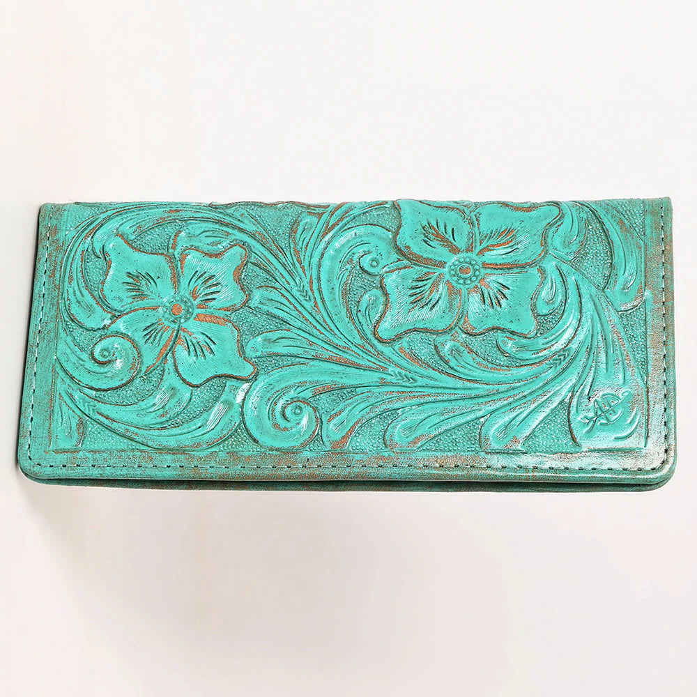 Turquoise Trail Tooled Wallet