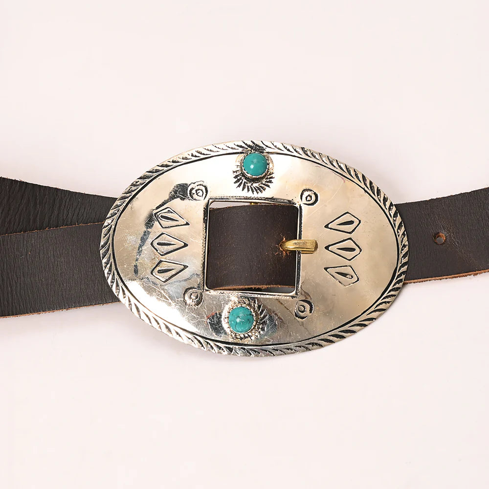 Turquoise Trails Concho Belt