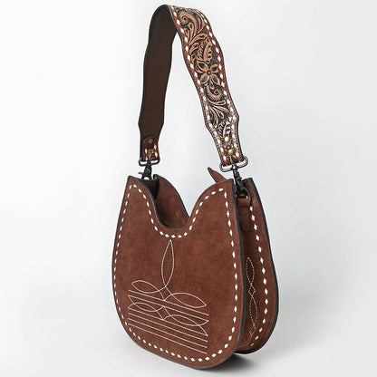 The Buckaroo Suede Hobo