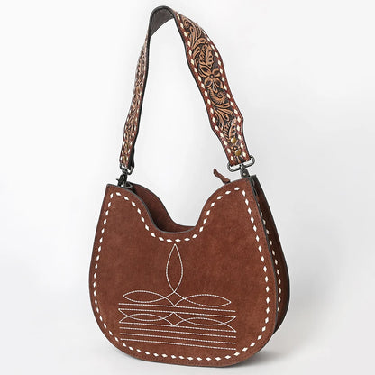 The Buckaroo Suede Hobo