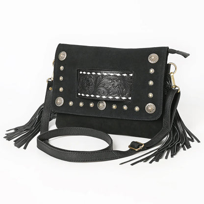 Roughout Noir Crossbody