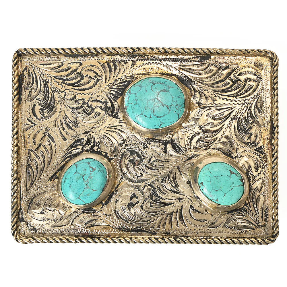 Triple Crown Turquoise Buckle