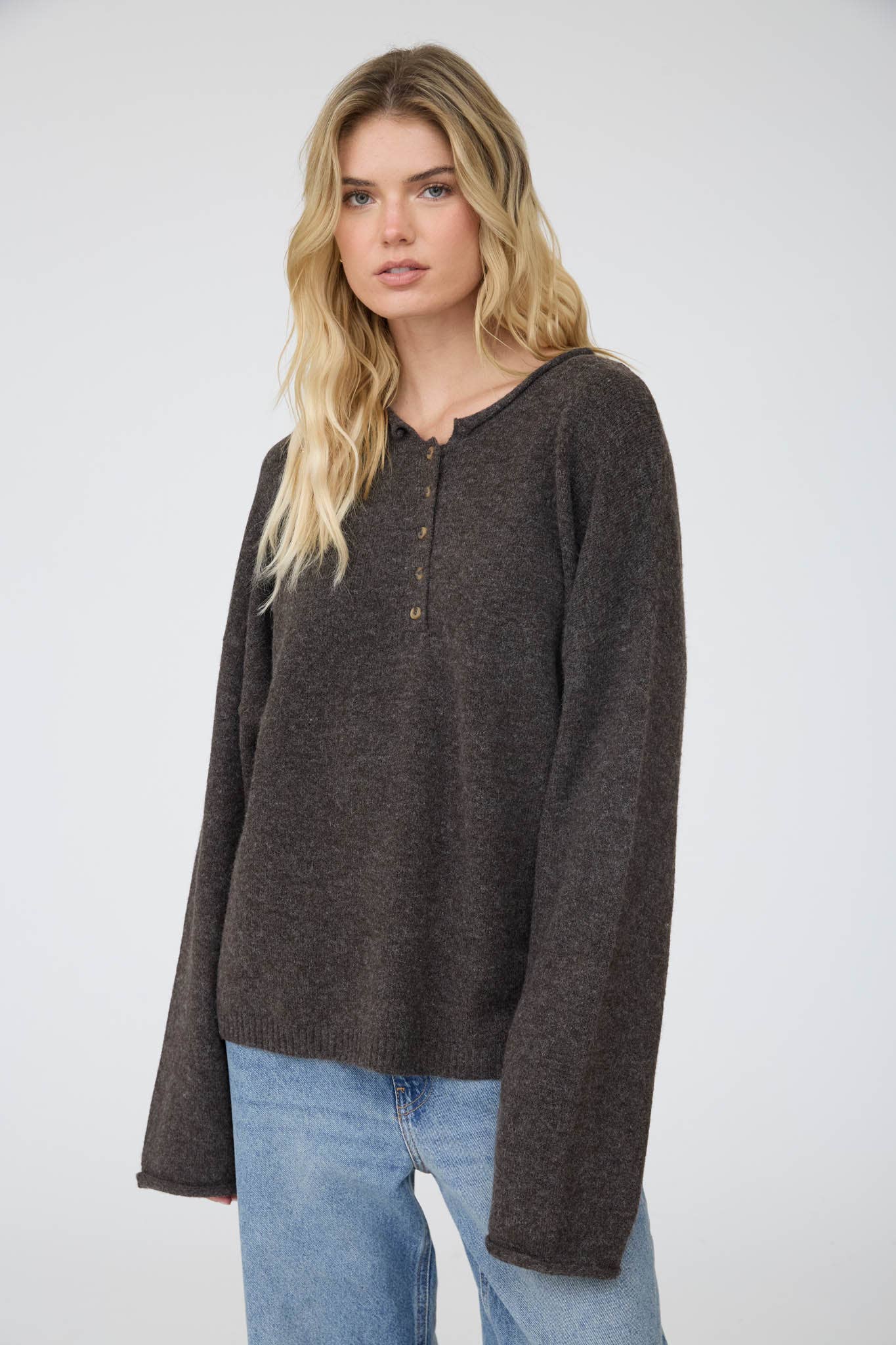 The Bitterroot Henley Sweater