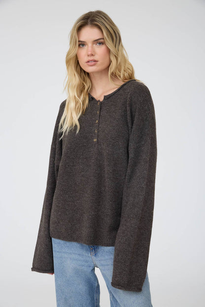 The Bitterroot Henley Sweater