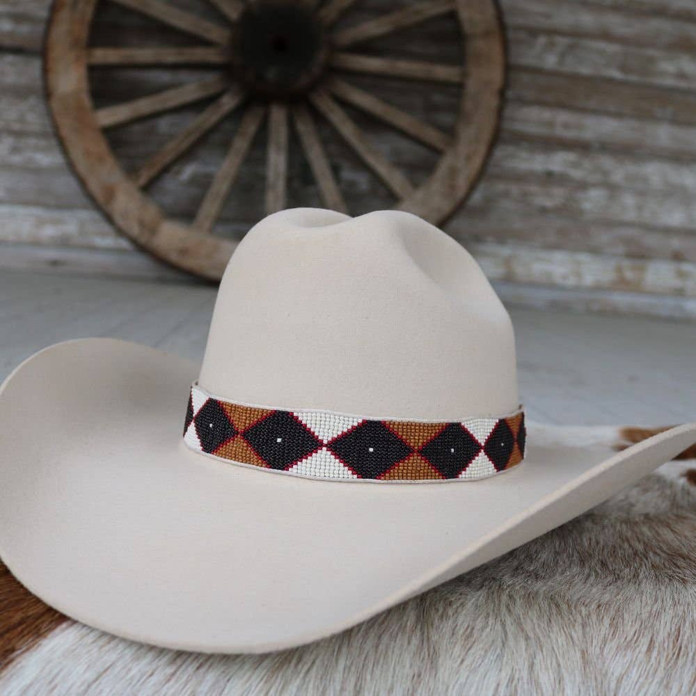 Ridge Beaded Hat Band