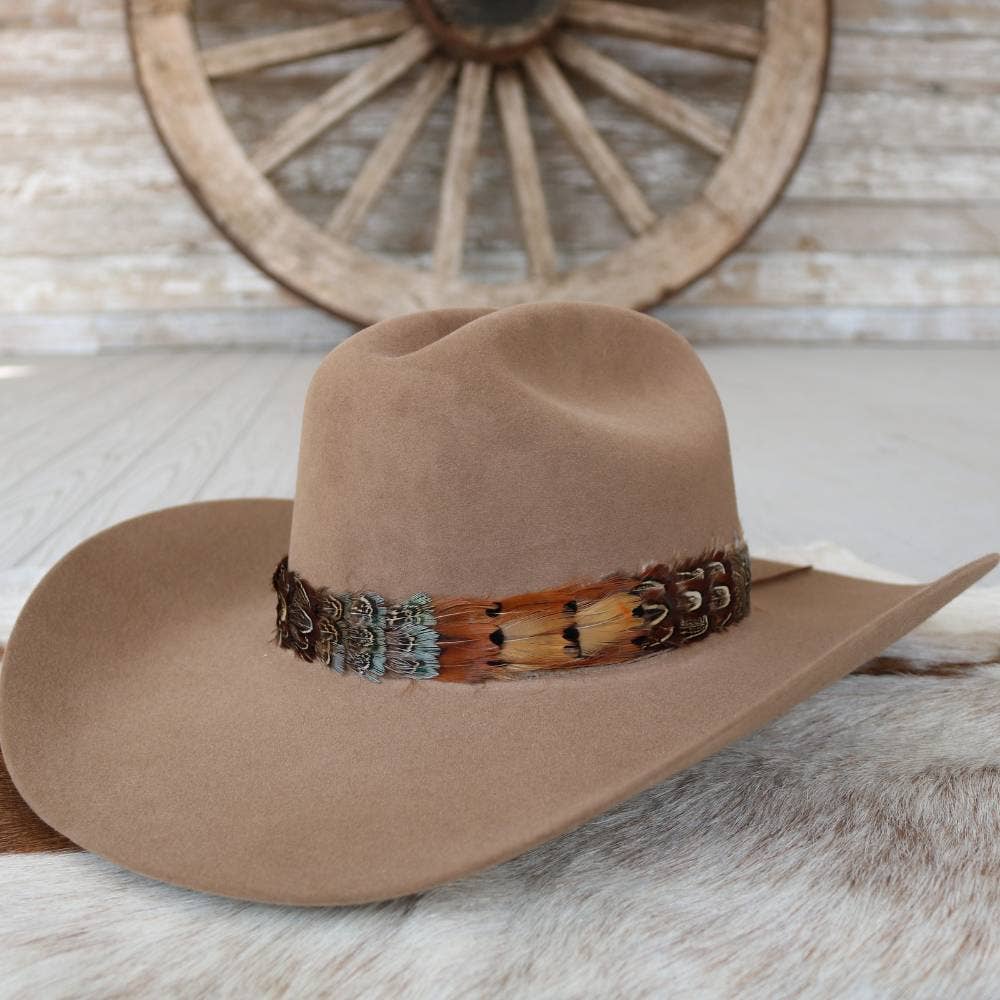Western Feather Shikoba Hat Band